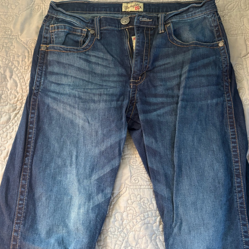 Wrangler Men's Slim Fit Jeans - Dark Blue